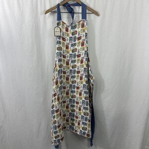 Envogue Dreamy Gauze Cotton Sardine Fish Kitchen Apron Size O/S